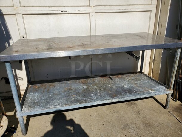 Stainless Steel Work Table with Undershelf 60WX30DX35H - Image 3 of 3