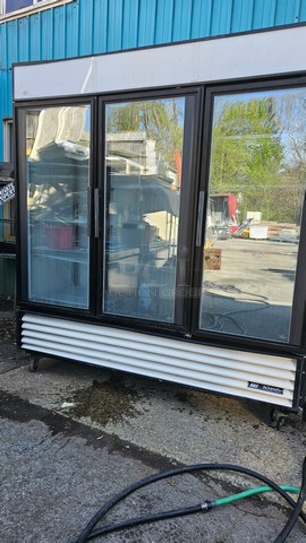 True GDM-72F 78 1/8" Glass Door Merchandiser Freezer - Image 1 of 6