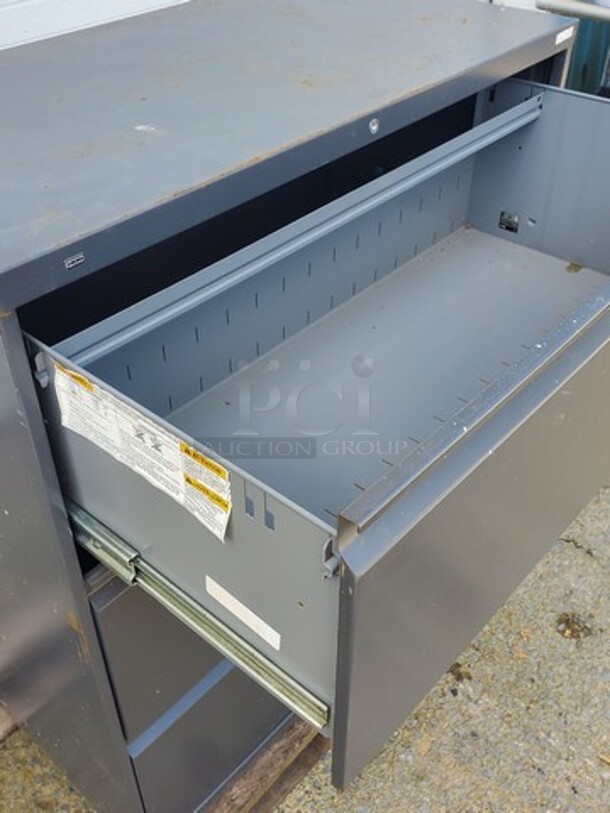 Lateral File Cabinet - 36" Wide, 3 Drawer! - Image 3 of 4
