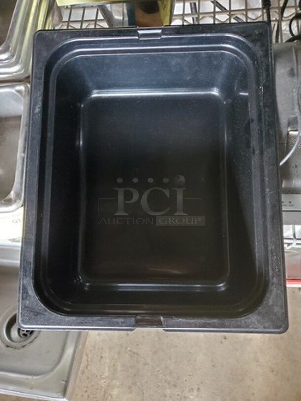 4L Black|Plastic Food Pan BIDX10 - Image 3 of 3