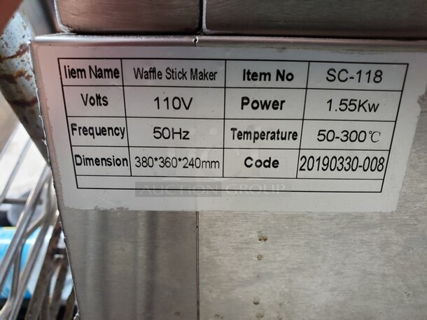 Waffle Stick Maker, Like new!  - Image 6 of 6