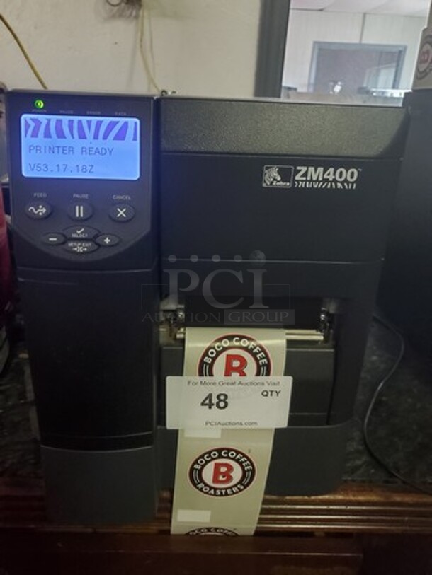 Zebra ZM400 Commercial Thermal Printer/ Label Printer
 - Image 1 of 3