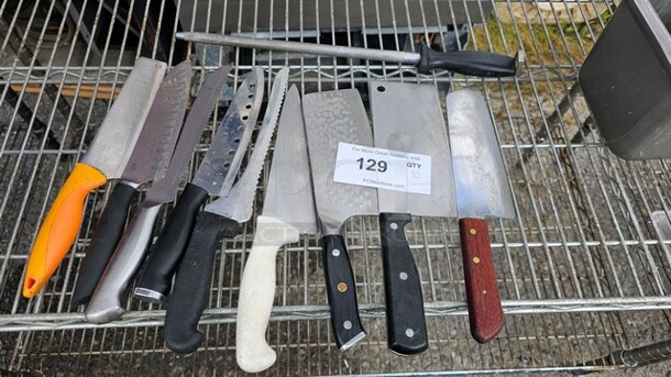 Lot of 10 Miscellaneous Kitchen Knives - Image 1 of 2