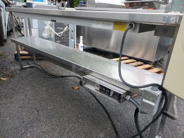 Over Head for Steam Table or Work Table w/ 2 Heat Lamps and a Light - Image 5 of 5