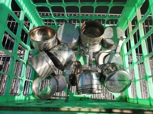 One Lot of Stainless Steel Chafer Fuel Holders - Image 1 of 1