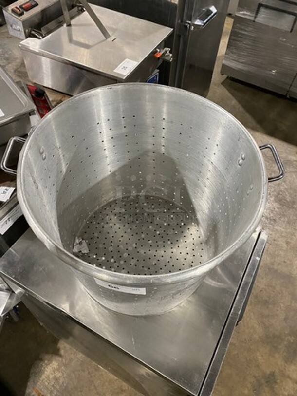 Metal Perforated Pot! With Handles! - Image 2 of 4