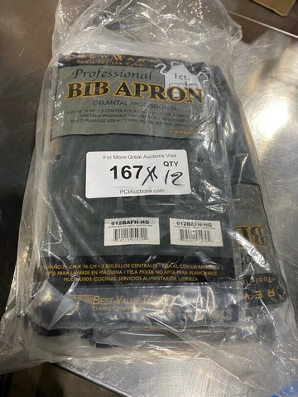 NEW! Crew Ware Professional Bib Apron! 12x Your Bid! - Image 1 of 5