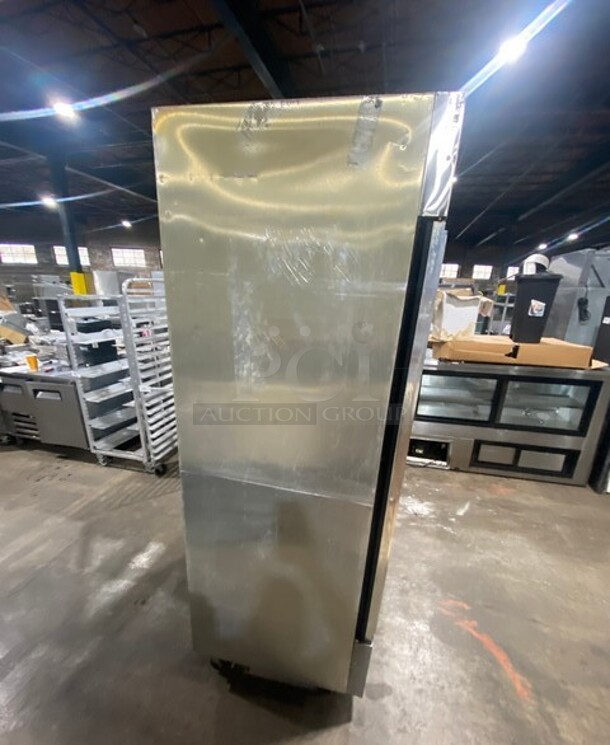True Stainless Steel 2 Door Glass Display Cooler With Poly Racks On Casters! Model T49G SN:5150370 115V 1PH - Image 4 of 9