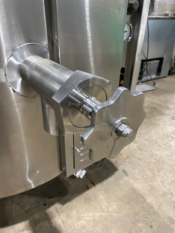 WOW! Groen All Stainless Steel GL60 Commercial Self Contained Natural Gas Powered Jacketed Soup Kettle! Steam Master Series! On Legs! MODEL:GL60 SN:51057-10T-6643! - Image 5 of 11