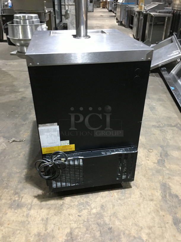 SWEET!! Micro Matic 2 Tap Refrigerated Beer Kegerator Cooler! Model: MDD23 SN: 14104225M 115V 60HZ 1 Phase - Image 3 of 8
