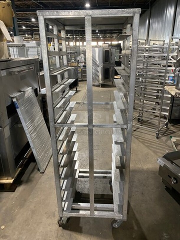 Metal Commercial Pan Transport Rack! On Casters! - Image 2 of 4