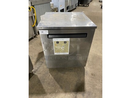 Nice! Delfield 406- STAR2 Stainless Steel Commercial Single Door Undercounter Cooler. 115 Volts, 1 Phase.
