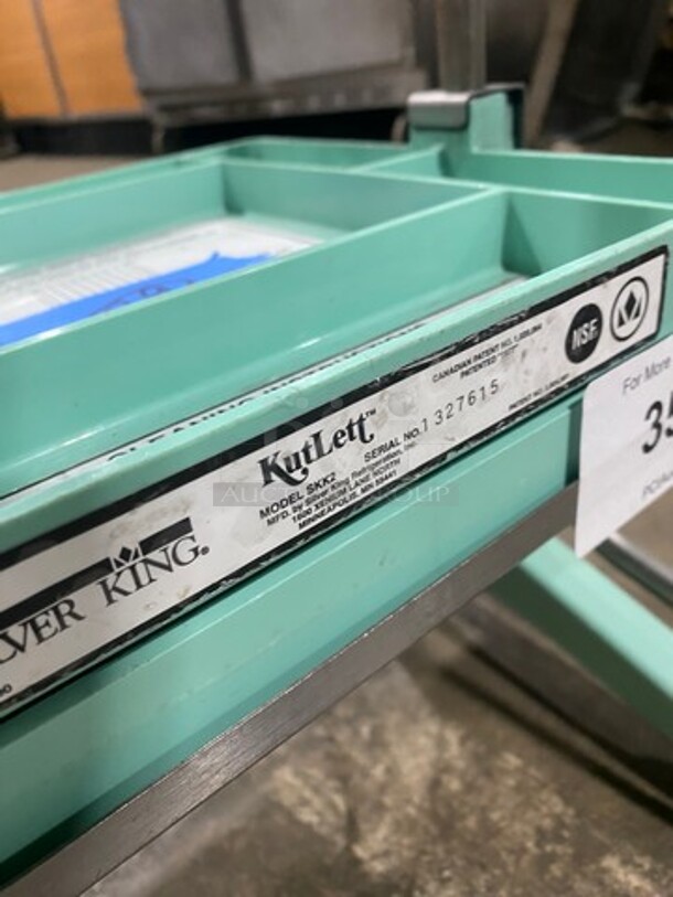 Silver King Commercial Countertop Manual Lettuce Head Chopper/ Cutter! Model: SKK2 SN: 1327615 - Image 5 of 7