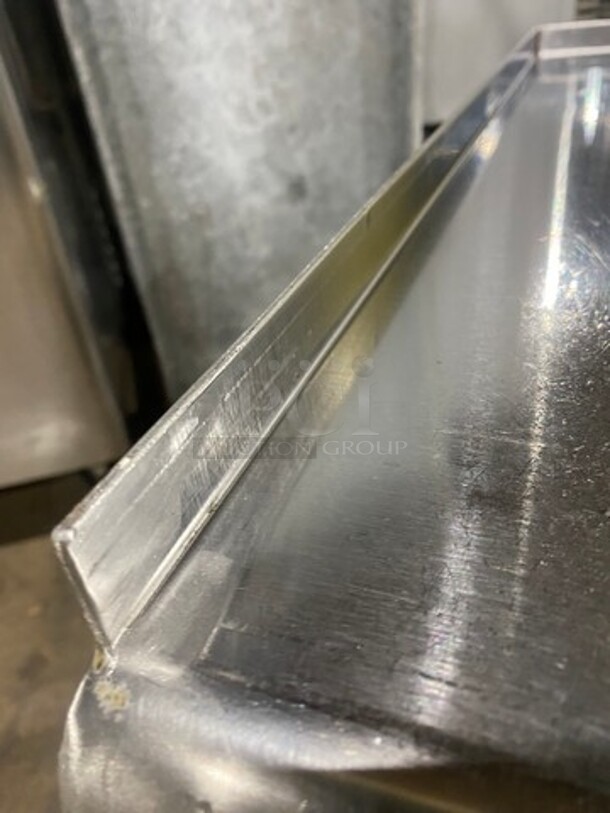 WOW! L & J Solid Stainless Steel Work Top/ Prep Table! With Storage Space Underneath! On Legs! - Image 8 of 9