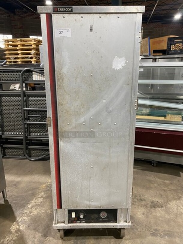 Cres Cor Commercial Insulated Single Door Warming/Proofing Cabinet! Holds Full Size Trays! All Stainless Steel! On Casters! Model: 1254044 SN: CJIJ7191C 120V 60HZ 1 Phase - Image 1 of 11