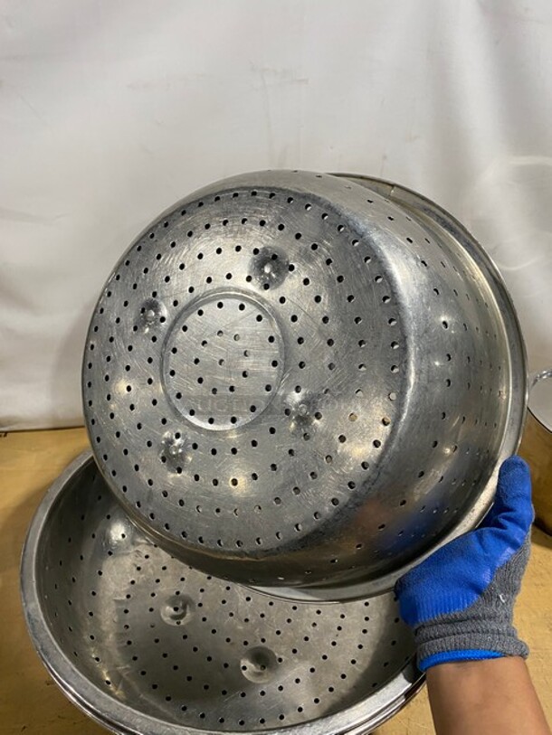 Commercial Stainless Steel Food Strainers! 5X Your Bid! - Image 4 of 5