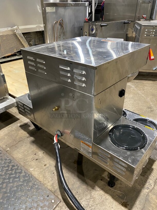 Bunn Stainless Steel Commercial Countertop Coffee Brewer! With 6 Warmers! On Legs! 120/208-240V 1 Phase! Model: AXIOM 0/6 TWIN SN: AXTN034446! - Image 4 of 9
