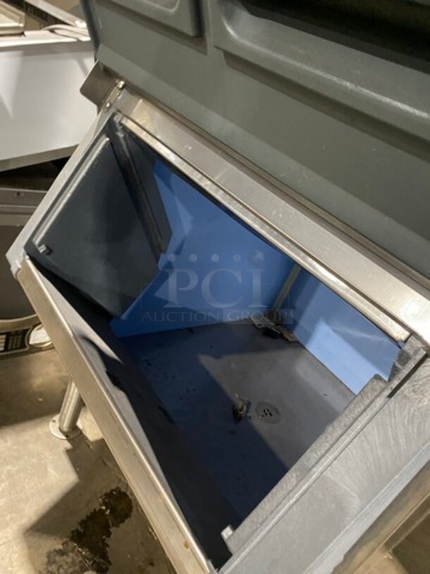Ice-O-Matic Commerical Ice Making Machine! On Commercial Ice Bin! All Stainless Steel! On Legs! 2x Your Bid Makes One Unit! Model: ICE0400HA4 SN: 11081280011611 115V 60HZ 1 Phase - Image 7 of 9
