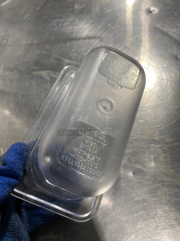 Winco Clear Poly 1/9x4" Food Containers! 11x Your Bid! - Image 5 of 8