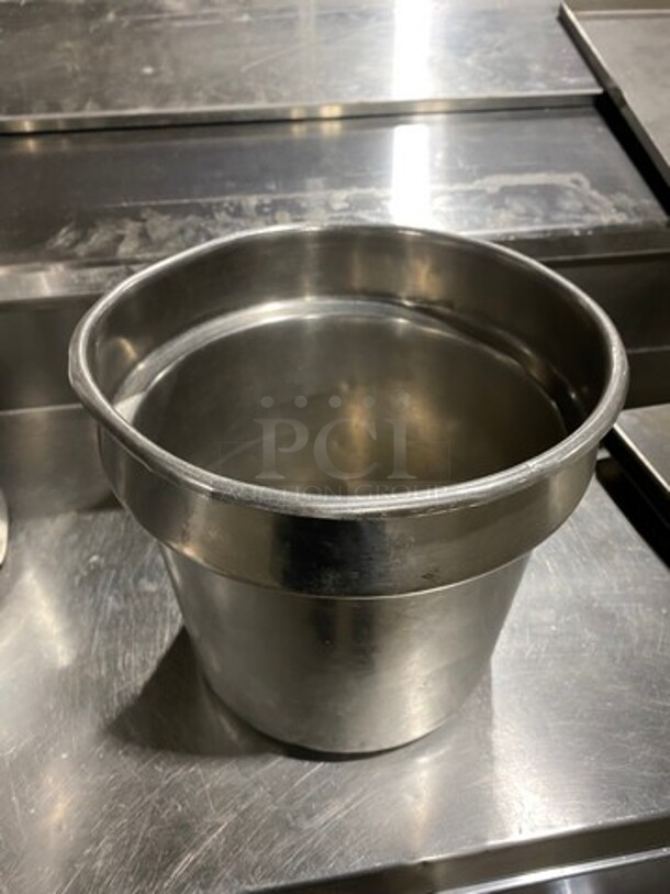 ALL ONE MONEY! Stainless Steel Round Soup Pan Insert! - Image 3 of 5