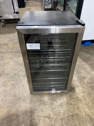 NICE! New Air Black Mini Wine Cooler Merchandiser! Model AB-1200! 110-120V!
