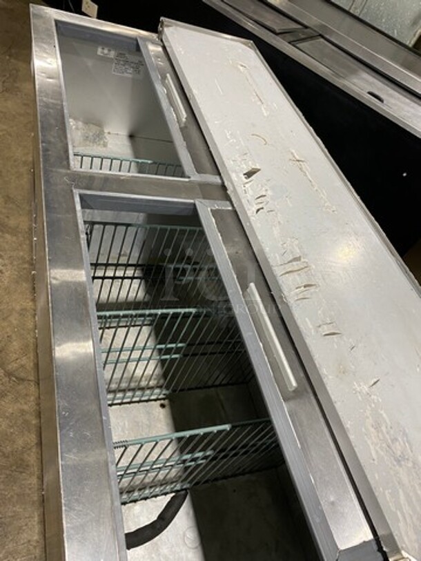 Leader Commercial 2 Top Door Back Bar Beer Bottle Cooler! Solid Stainless Steel! Model: ESBC60SC SN: NO12C0209 115V 60HZ 1 Phase - Image 5 of 9