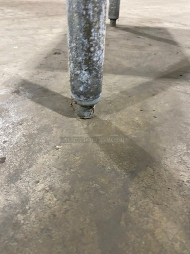 Solid Stainless Steel Work Top/ Prep Table! With Storage Space Underneath! On Legs! - Image 6 of 6