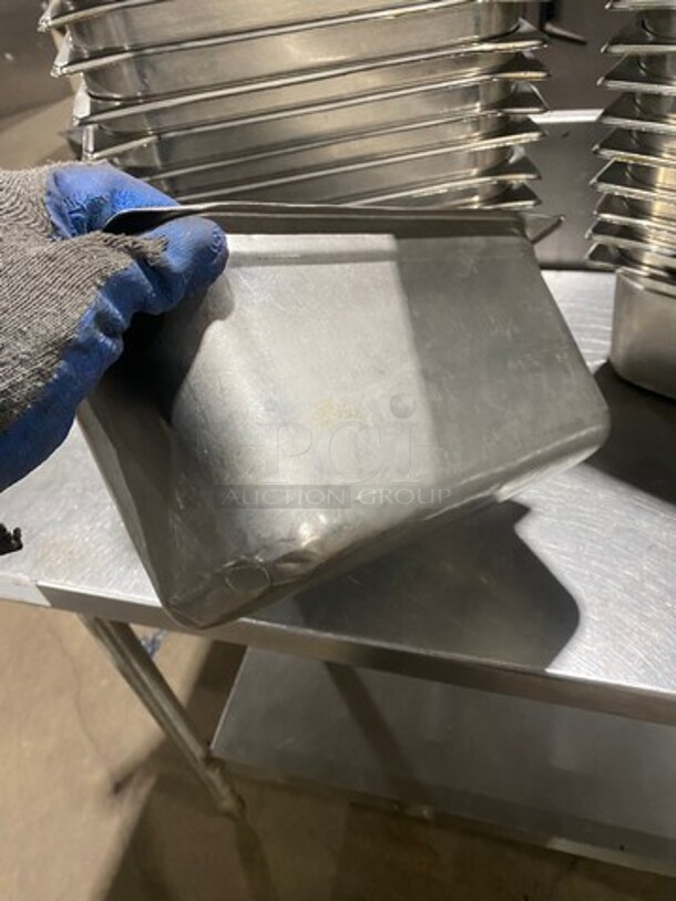 Commercial Steam Table/ Prep Table Food Pans! All Stainless Steel! 16x Your Bid! - Image 3 of 5