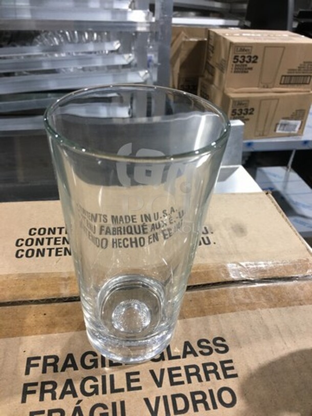 NEW! IN THE BOX! Libbey 16 OZ Baseball Mixing Glasses! - Image 4 of 6