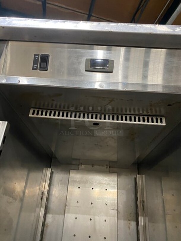 SWEET! FWE Single Door Electric Powered Food Warming Cabinet! Solid Stainless Steel! On Casters! Model: TST16CHP SN: 154344901 120V - Image 7 of 8