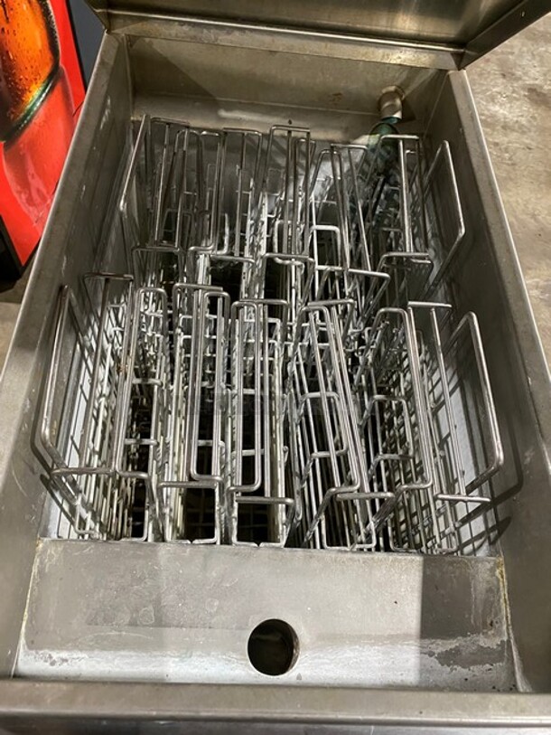 Great! Imperial Commercial Natural Gas Powered Commercial Pasta Cooker/Rethermalizer! With Backsplash! All Stainless Steel! On Wheels! Model: IRT14GBM Serial 04256821 - Image 5 of 9