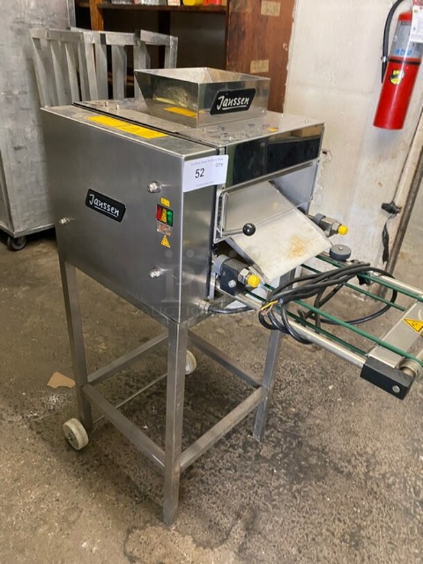 Jenssen Pastry Machine On Stand! Working When Removed! MODEL FF2500 230V  - Image 4 of 9