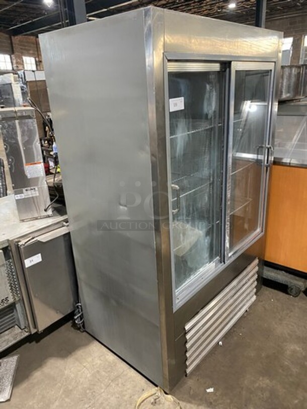 National Refrigeration Commercial 2 Door Reach In Freezer! with View Through Doors! With Racks! All Stainless Steel! - Image 2 of 8