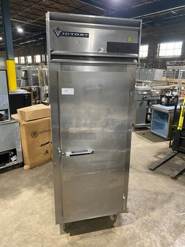 Victory Commercial Single Door Reach In Freezer! All Stainless Steel! Model FS1DS7EWNYC 115V 1PH - Image 1 of 8