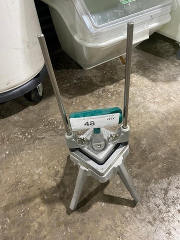 Commercial Countertop Manual Vegetable/Fruit Slicer/Cutter! All Stainless Steel! - Image 1 of 3