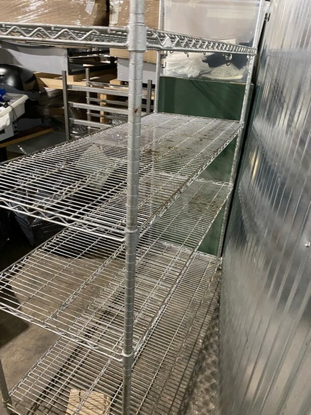 Four Tier Wire Shelving! - Image 3 of 7