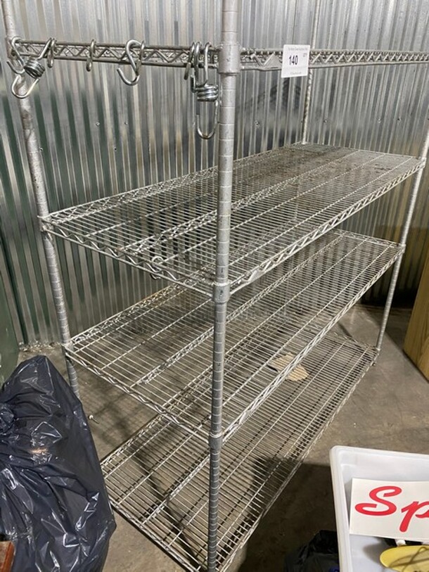 Four Tier Wire Shelving! - Image 5 of 7