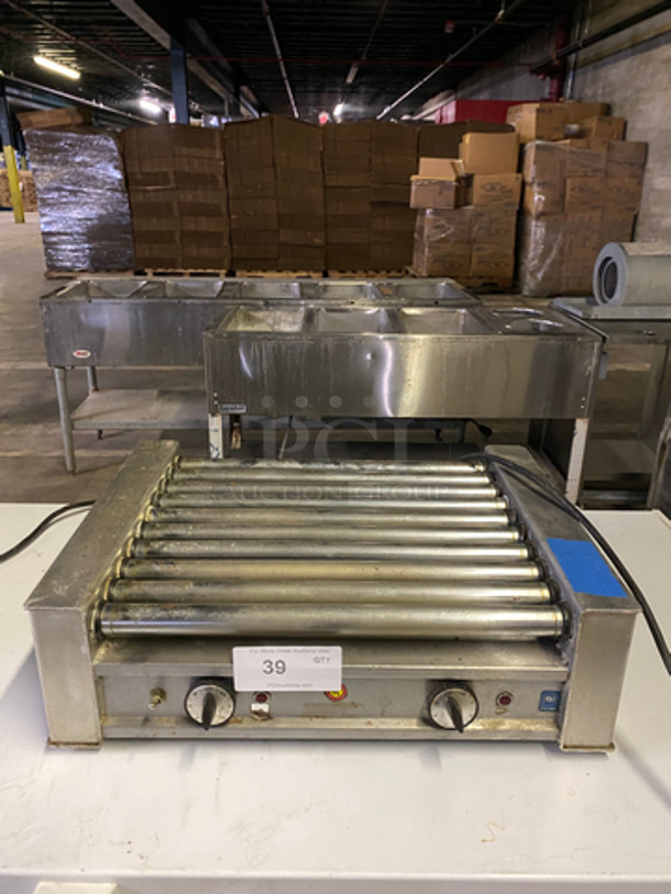 Connolly Roll-A-Grill Commercial Countertop Hot Dog Roller! Stainless Steel Body! Model: C270 120V 60HZ 1 Phase