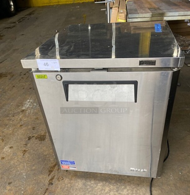 Turbo Air Commercial Single Door Lowboy/ Worktop Cooler! All Stainless Steel! Model: MUR28N711S SN:H2MU2R0E8007 115V  - Image 1 of 7
