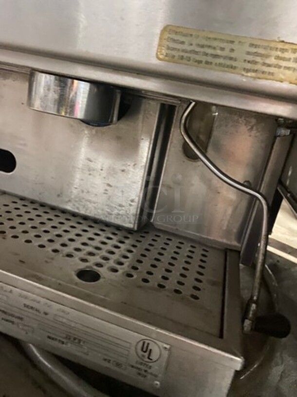 CMA Countertop 2 Group Espresso Machine! All Stainless Steel! Model: AEP2N SN: 99763 120V - Image 6 of 8