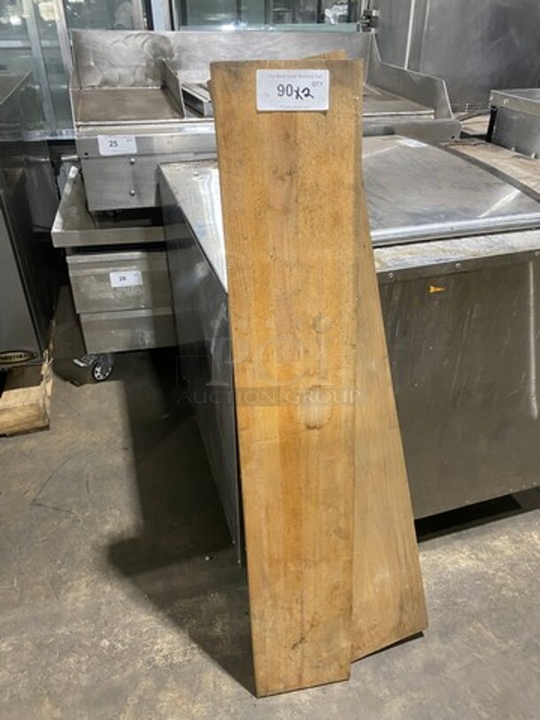 NEVER USED! Butcher Block Cutting Boards! 2x Your Bid - Image 1 of 1