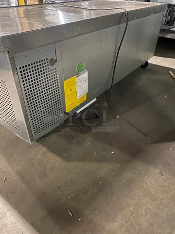 SLIGHTLY USED! LATE MODEL! 2022 Asber Commercial Refrigerated 4 Drawer Chef Base! All Stainless Steel! On Casters! POWERS ON, DOES NOT GET DOWN TO TEMPERATURE! Model: ACBR72HC SN: 8102599613 115V 60HZ 1 Phase - Image 3 of 8