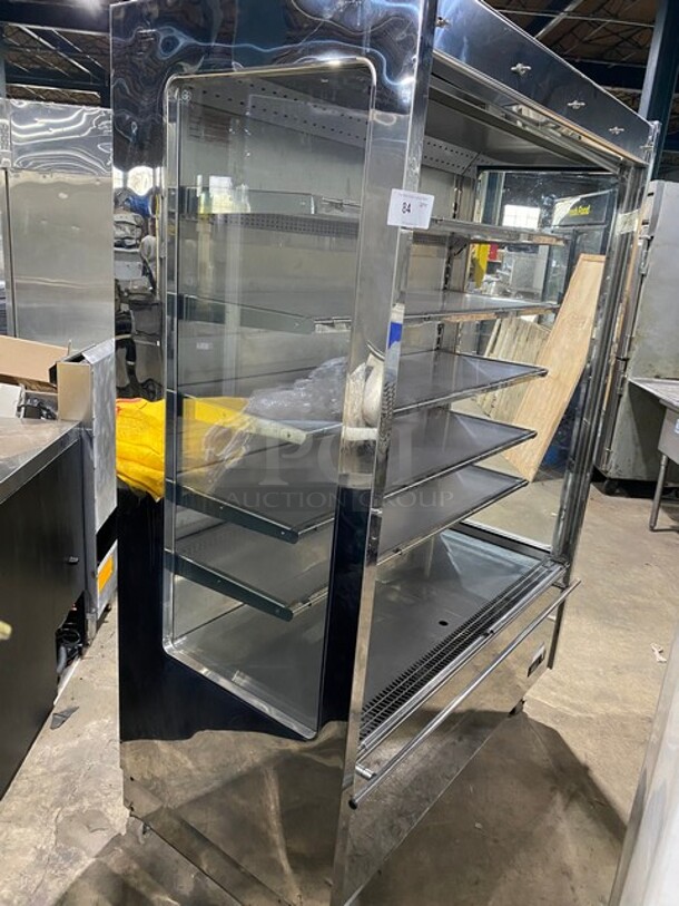 2015 Karlos Stainless Steel Commercial Grab N Go Open Merchandiser! On Casters! MODEL 1250 M2 SN: 43670 230V  - Image 4 of 10