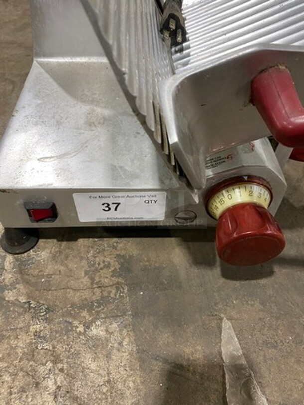 Fleetwood Commercial Countertop Deli/Meat Slicer! All Stainless Steel! Model: EF12 SN: EF12D977274 115V 60HZ 1 Phase - Image 10 of 10