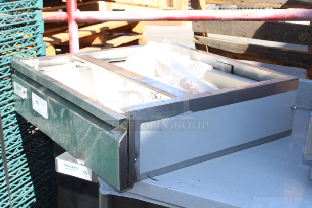 BRAND NEW SCRATCH & DENT! Regency 20" x 20" x 5" Drawer with Stainless Steel Front. 24x25-1/8x6-7/8 - Image 5 of 6
