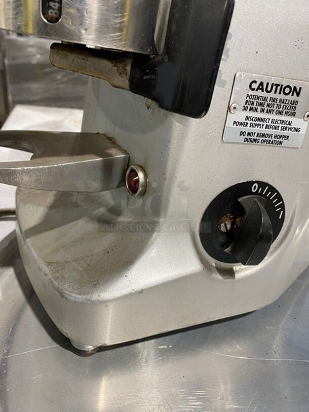 Mazzer Luigi Commercial Countertop Coffee Bean Grinder! Stainless Steel Body! Model: MAJORTIMER SN: 1101652 120V 60HZ 1 Phase - Image 7 of 9