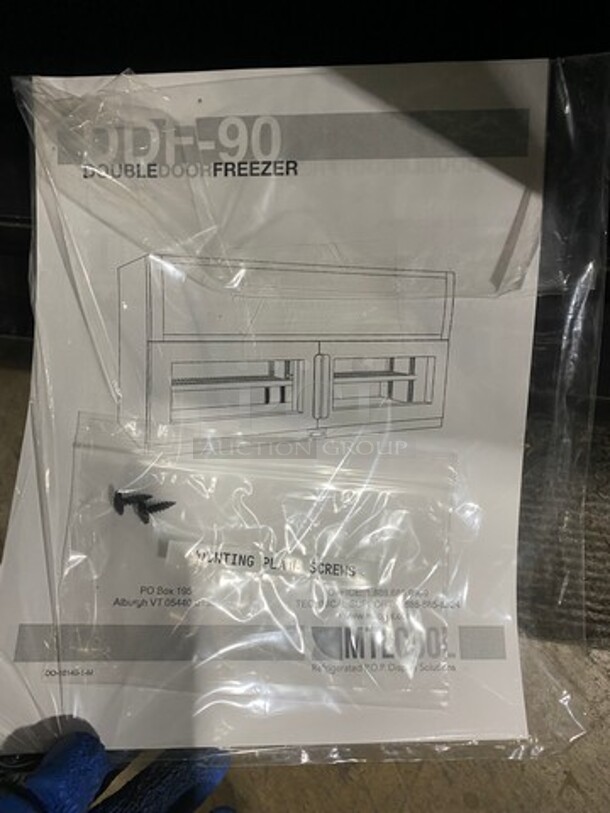 NICE! MTL Cool Commercial Countertop Horizontal 2 Door Freezer Merchandiser! Model: DDF90 110V - Image 6 of 8