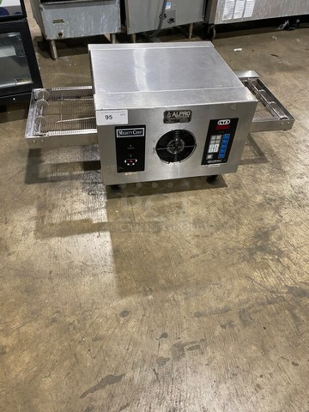 WOW! Mighty Chef Commercial Countertop Conveyor Oven! All Stainless Steel! On Small Legs! - Image 1 of 8