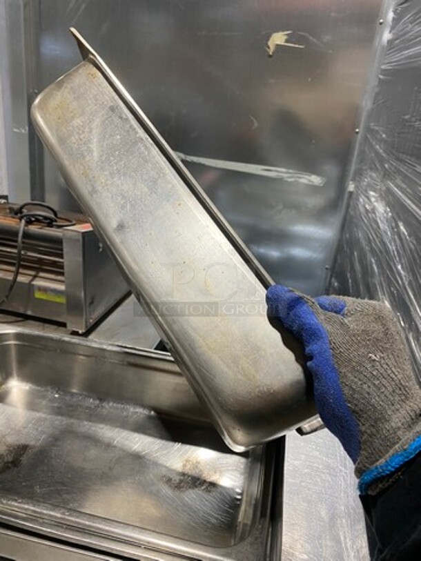 Assorted Size Commercial Steam Table/ Prep Table Food Pans! All Stainless Steel! 4x Your Bid! - Image 3 of 6