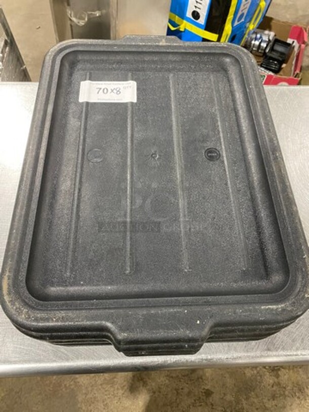 Winco Black Poly Container Lids! 8x Your Bid!